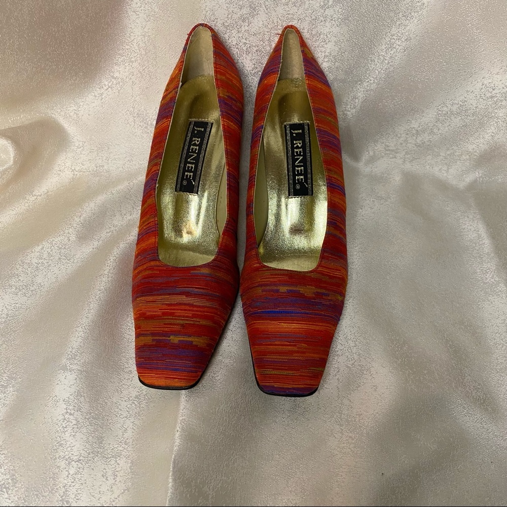 Vintage J.Renee Square Toe Heels